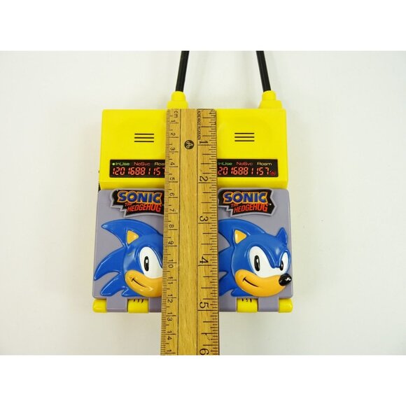 Rare Sonic the Hedgehog Flip Phone Walkie Talkies 1993 Sega Vintage Toy WORKS - Picture 13 of 15
